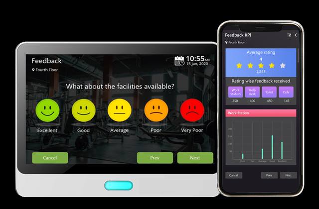 Guest feedback screens